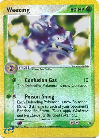 EX Ruby&Sapphire Weezing #24/109 reverse holo